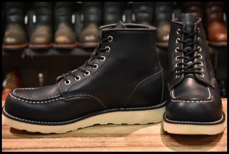 【8D 美品 15年】レッドウィング 9075 アイリッシュセッター 黒 ブラック ハーネス モック 8179 8130 ブーツ redwing HOPESMORE