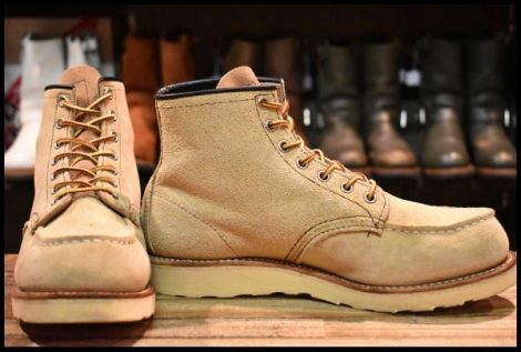 【8D 良品 06年】レッドウィング 8173 スエード アイリッシュセッター ラフアウト モックトゥ 編み上げ ブーツ redwing HOPESMORE