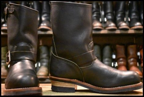 【8D 良品 11年】レッドウィング 9085 エンジニア 黒 ブラック ハーネス スチールトゥ 2268 ブーツ redwing HOPESMORE