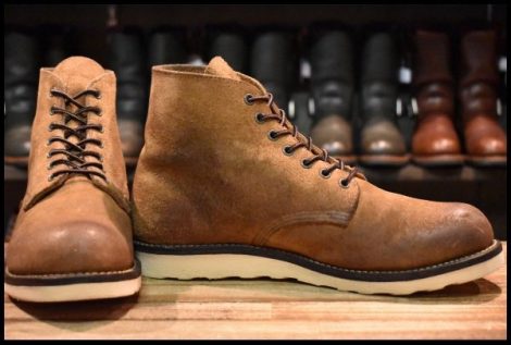 【10D 良品 19年】レッドウィング 8151 スエード アイリッシュセッター 茶 ミュールスキナー 編み上げ ブーツ redwing HOPESMORE