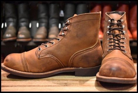 【7D 良品 23年】レッドウィング 8085 アイアンレンジャー カッパーラフ＆タフ アイアンレンジ 編み上げ ブーツ redwing HOPESMORE
