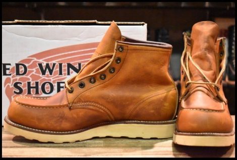 【12D DEAD サイド羽タグ 99年】レッドウィング 875 アイリッシュセッター 赤茶 オロイジナル モックトゥ ブーツ redwing HOPESMORE