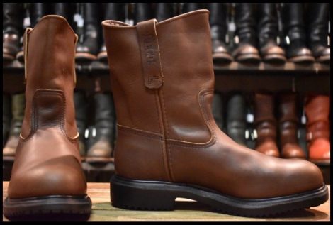 【8.5EEE 箱付 未使用 06年】レッドウィング 8242 ペコス ブラウン ブーツ 1155 redwing pecos スーパーソール HOPESMORE