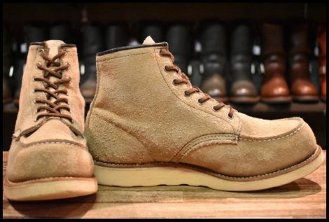 【9EE 箱付 中古 羽タグ】レッドウィング 8173 スエード アイリッシュセッター ラフアウト レースアップ ブーツ redwing HOPESMORE