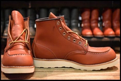 【8.5D 箱付 未使用 11年】レッドウィング 8875 アイリッシュセッター 赤茶 オロラセット モックトゥ ブーツ redwing HOPESMORE