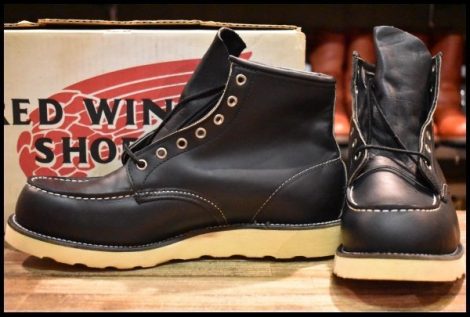 【10E 箱付 DEAD 犬タグ】レッドウィング 8179 アイリッシュセッター ブラッククローム モックトゥ ブーツ redwing HOPESMORE