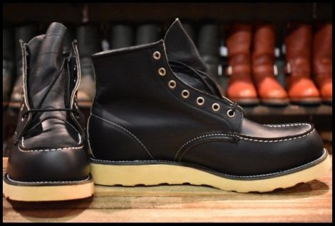 【10E 箱付 DEAD 犬タグ】レッドウィング 8179 アイリッシュセッター ブラッククローム モックトゥ ブーツ redwing HOPESMORE