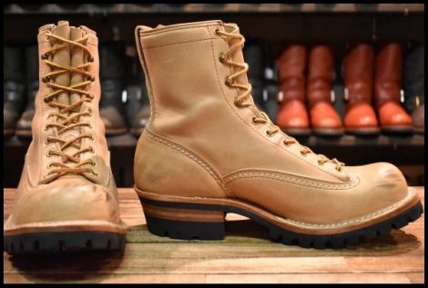 【8.5E 良品 00年】WESCO ウエスコ ジョブマスターLTT バーラップ ビブラム100シングル ブーツ HOPESMORE