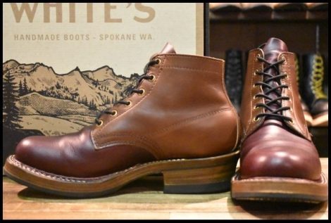 【9.5E 箱付 美品】WHITE’S ホワイツ セミドレス 2332M-HEEL バーガンディクロムエクセル×ブリティッシュタン ビブラム ブーツ HOPESMORE