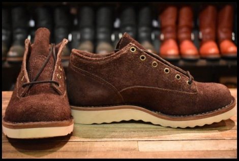 【7.5D 未使用】WESCO ウエスコ カスタムJHクラシックス オックスフォード ブラウン ラフアウト 短靴 ジョンヘンリー ブーツ HOPESMORE