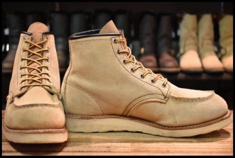 【8D 良品 11年】レッドウィング 8173 スエード アイリッシュセッター ラフアウト モックトゥ 編み上げ ブーツ redwing HOPESMORE