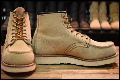 【5E 良品 08年】レッドウィング 8173 スエード アイリッシュセッター ラフアウト モックトゥ ブーツ redwing HOPESMORE