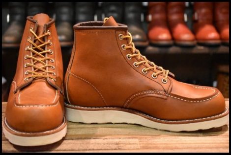 【7E 箱付 美品 24年】レッドウィング 875 アイリッシュセッター 茶 オロレガシー モック 編み上げ ブーツ redwing HOPESMORE
