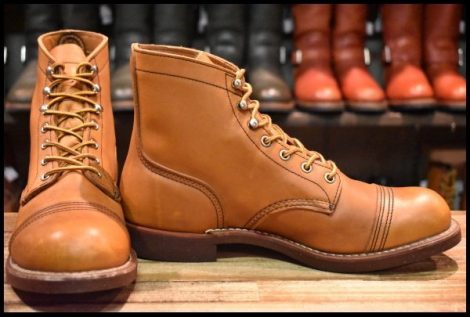 【9D 良品 09年】レッドウィング 8112 アイアンレンジャー オロイジナル 茶 キャップトゥ アイアンレンジャー ブーツ redwing HOPESMORE