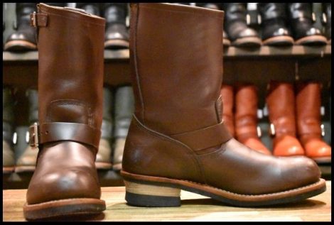 【8.5D 良品 09年】レッドウィング 2269 エンジニア 茶 チョコレート クローム ブラウン スチールトゥ ブーツ redwing 2967 HOPESMORE