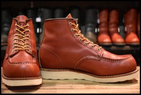 【7E 美品 犬タグ復刻 24年】レッドウィング 8875 アイリッシュセッター 赤茶 オロラセット モックトゥ ブーツ redwing HOPESMORE