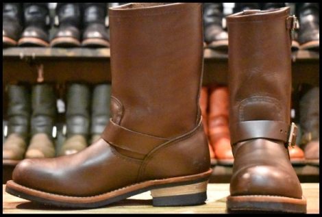 【8.5D 良品 09年】レッドウィング 2269 エンジニア 茶 チョコレート クローム ブラウン スチールトゥ ブーツ redwing 2967 HOPESMORE