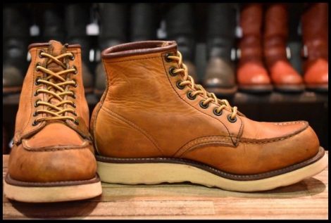 【6D 良品 羽タグ 97年】レッドウィング 875 アイリッシュセッター 茶 オロイジナル モックトゥ 編み上げ ブーツ redwing HOPESMORE