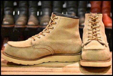 【7.5EE 良品 犬タグ LEGEND】レッドウィング 8173 スエード アイリッシュセッター タン ラフアウト ブーツ redwing HOPESMORE