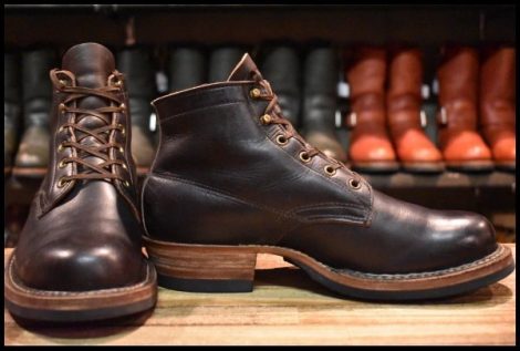 【8.5E 美品】WHITE’S ホワイツ セミドレス ブラウンドレス 茶 ビブラム705シングル 編み上げ ブーツ HOPESMORE
