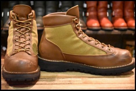 【8.5EE 良品 白タグ】Danner ダナーライト 30420X 茶 ブラウン カーキ ゴアテックス GORE-TEX 編み上げ ハイキング ブーツ HOPESMORE
