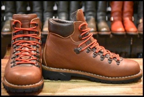 【EU42 良品】DIEMME ディエッメ マウンテンブーツ ブラウン 茶 ビブラム100 トレッキング 編み上げ ブーツ HOPESMORE