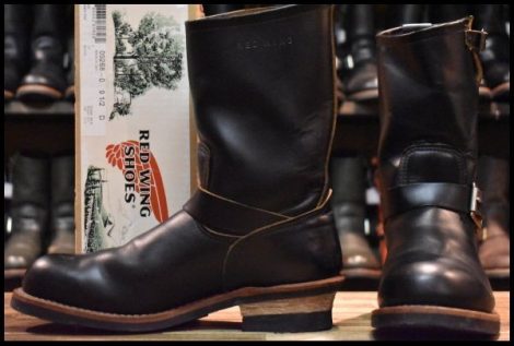 【9.5D 箱付 良品】レッドウィング 9268 エンジニア 黒 ブラック クローンダイク スチールトゥ ブーツ 2268 redwing HOPESMORE