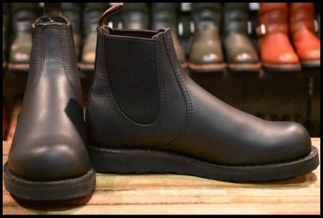 【7D 箱付 美品 24年】レッドウィング 3194 クラシックチェルシー サイドゴア ブラック ハーネス 黒 ブーツ redwing HOPESMORE