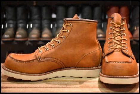 【8.5E 美品 21年】レッドウィング 875 アイリッシュセッター 茶 オロレガシー モックトゥ レースアップ ブーツ redwing HOPESMORE
