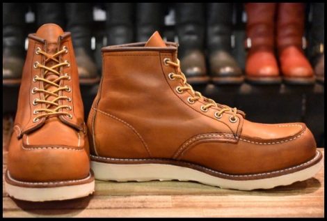 【8.5E 美品 24年】レッドウィング 875 アイリッシュセッター 茶 オロレガシー モックトゥ レースアップ ブーツ redwing HOPESMORE