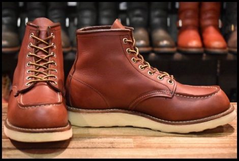 【7.5D 良品 12年】レッドウィング 9106 アイリッシュセッター 赤茶 レッド ブラウン モックトゥ 8875 ブーツ redwing HOPESMORE