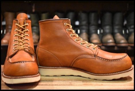 【10E 美品 13年】レッドウィング 875 アイリッシュセッター 茶 オロレガシー モックトゥ レースアップ ブーツ redwing HOPESMORE
