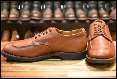 【8.5D 良品 17年】レッドウィング 8071 1930’s スポーツ オックスフォード シガーリタン 茶 モックトゥ 短靴 ブーツ redwing HOPESMORE