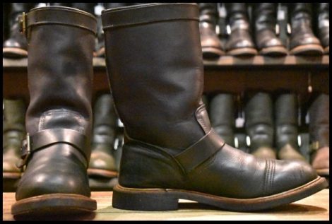 【9D 良品 11年】レッドウィング 8122 アイアンスミス エンジニア ブラック ハーネス 黒 キャップトゥ ブーツ redwing HOPESMORE