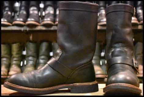 【9D 良品 11年】レッドウィング 8122 アイアンスミス エンジニア ブラック ハーネス 黒 キャップトゥ ブーツ redwing HOPESMORE