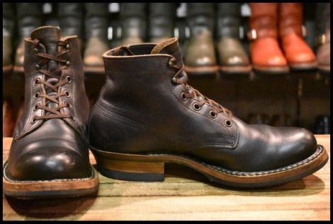 【7.5E 良品】WHITE’S ホワイツ セミドレス ブラッククロムエクセル 黒 ビブラム269シングル 5インチハイト ブーツ HOPESMORE