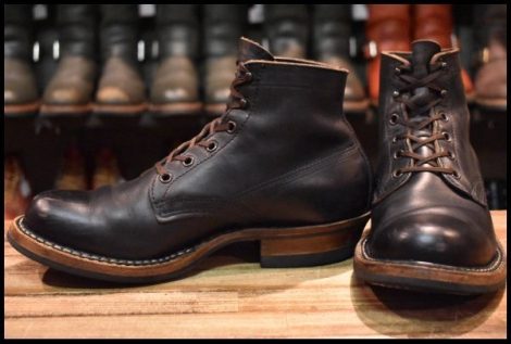 【7.5E 良品】WHITE’S ホワイツ セミドレス ブラッククロムエクセル 黒 ビブラム269シングル 5インチハイト ブーツ HOPESMORE