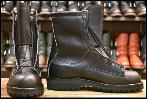 【8.5EE 未使用 黒タグ】Danner リーコンブーツ 69410 ブラック 黒 ゴアテックス GORE-TEX RECON 編み上げ ブーツ HOPESMORE