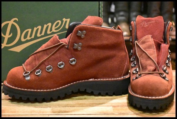 【8EE 未使用 白タグ】Danner ダナー マウンテンボブ 33521 ブラウン スエード ラフアウト GORE-TEX ゴアテックス ブーツ HOPESMORE