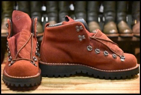 【8EE 未使用 白タグ】Danner ダナー マウンテンボブ 33521 ブラウン スエード ラフアウト GORE-TEX ゴアテックス ブーツ HOPESMORE