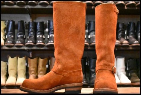 【10D 良品 PT99 04年】WESCO ウエスコ ボス レッドウッドラフアウト ビブラム430 エンジニア ブーツ HOPESMORE