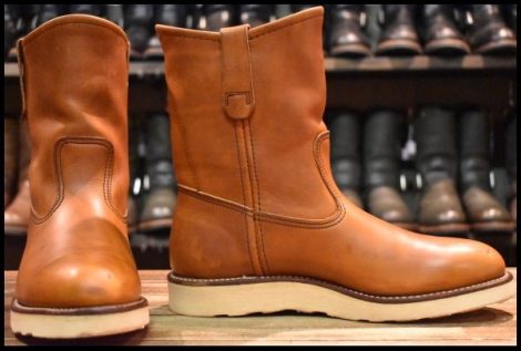 【7.5E 美品 旧羽タグ 97年】レッドウィング 866 ペコス 茶 オロイジナル ブラウン プルオン ブーツ redwing pecos HOPESMORE