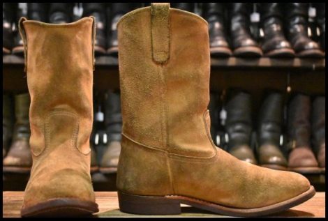 【9E 良品 25年】レッドウィング 8060 スエード ペコス ホーソーン ミュールスキナー 8156 ブーツ redwing pecos HOPESMORE
