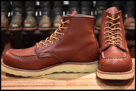 【8.5D 美品 16年】レッドウィング 9106 アイリッシュセッター 赤茶 レッド ブラウン モックトゥ 8875 ブーツ redwing HOPESMORE