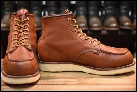 【7.5E 良品 06年】レッドウィング 8875 アイリッシュセッター 赤茶 オロラセット モックトゥ 編み上げ ブーツ redwing HOPESMORE