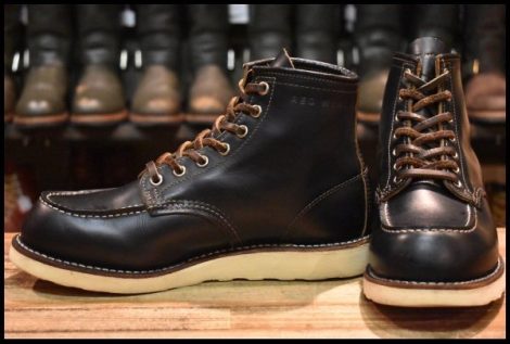【7E 良品 12年】レッドウィング 9874 アイリッシュセッター ブラック クローンダイク モックトゥ 黒 ブーツ redwing HOPESMORE