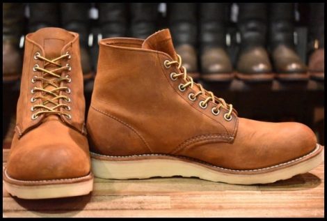 【8D 良品 10年】レッドウィング 9111 アイリッシュセッター 茶 カッパー ラフ＆タフ プレーントゥ 編み上げ ブーツ redwing HOPESMORE