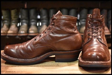 【8.5E 良品】WHITE’S ホワイツ セミドレス ブラウン ウォーターバッファロー 茶 ビブラム430 編み上げ ブーツ HOPESMORE