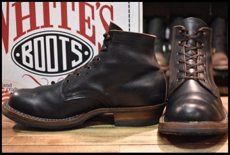 【9E 箱付 良品】WHITE’S ホワイツ セミドレス 2332W ブラッククロムエクセル 黒 ビブラム269シングル レースアップ ブーツ HOPESMORE