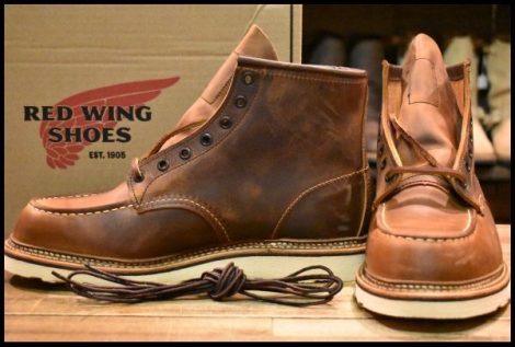 【10D 箱付 未使用 19年】レッドウィング 1907 アイリッシュセッター 茶 カッパー ラフ＆タフ モックトゥ ブーツ redwing HOPESMORE